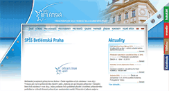 Desktop Screenshot of betlemska.cz